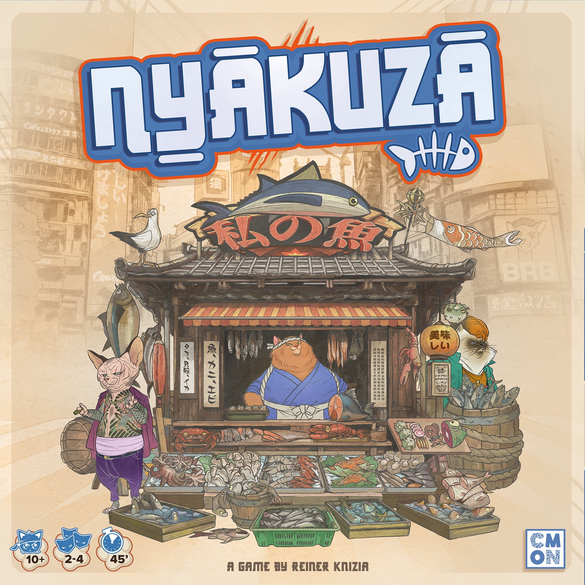 Nyakuza Family Strategy Board Game for Ages 10+, from Asmodee