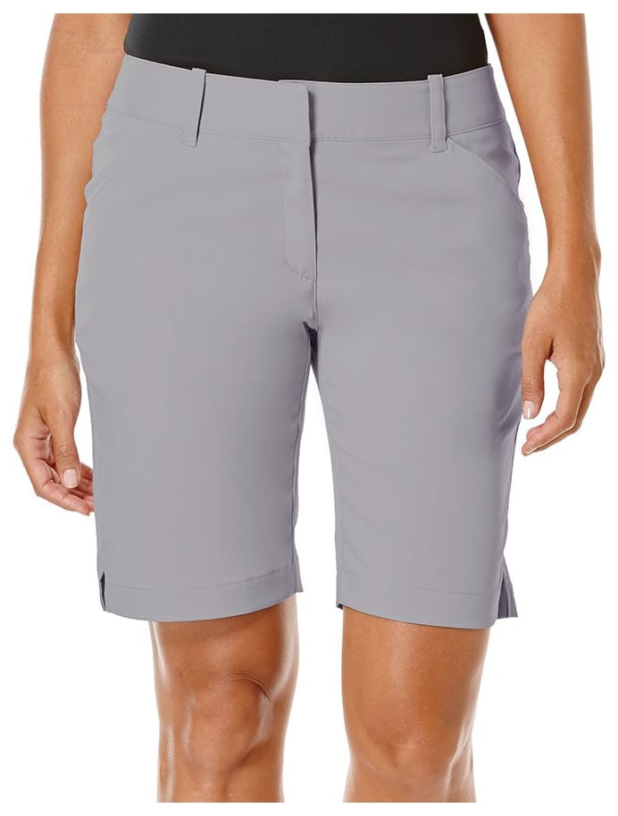 callaway women's performance woven golf shorts (quiet shade, 12 ...
