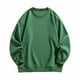 thumbnail image 2 of pstuiky manga larga para hombre, Camisa blusa con capucha ligera de color liso para hombre con cuello redondo suelto y base de regazo Tops de talla grande para hombre xxl, 2 of 3