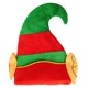 thumbnail image 1 of Sombrero de elfo navideño con orejas, decoración, disfraz de bruja, accesorios para fiesta de cosplay, sombrero de rayas rojas y verdes para niños y adultos., 1 of 8