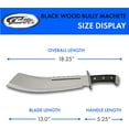 thumbnail image 3 of Full Machete with Nylon Sheath – High-Carbon Stainless Steel Blade for Camping, Survival, and Outdoor Adventures, 3 of 4