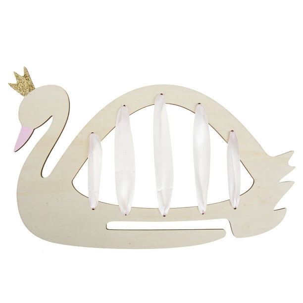 KAKOWELY Organizador de lazos para niñas, soporte para pinzas para el cabello