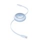 thumbnail image 1 of Cable USB C Baseus de 100 W y 2 m de carga rápida retráctil, 1 of 7
