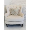 thumbnail image 2 of Almohada Plutus de lujo Urban Square marrón y Beige Doble cara 24 x 24, 2 of 2