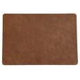 thumbnail image 2 of Ludlz Light Luxury Solid Placemat Faux Leather High Elastic Soft Touch Easy to Clean Heat-Insulated Plate Bowl Pad Table Decoration, 2 of 8