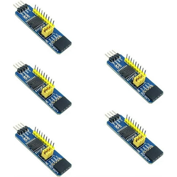 Treedix 5PCS IO Expansion Module I/O Expansion Module I2C Compatible with AVR STM8 C8051F Arduino