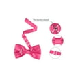 thumbnail image 3 of INSPIRE CHIC Accessoires de Nœud Papillon pour Homme Sangle Ajustable Formel Uni Smoking Pré-Noué Rouge Rose, 3 of 5