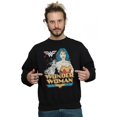 thumbnail image 2 of DC Comics Mens Wonder Woman Posing Sweatshirt, 2 of 5