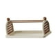 thumbnail image 3 of Soporte para taza de café Organizador de cosméticos para baño Organización para ahorrar espacio Multiusos Crema blanca 1 capa, 3 of 9