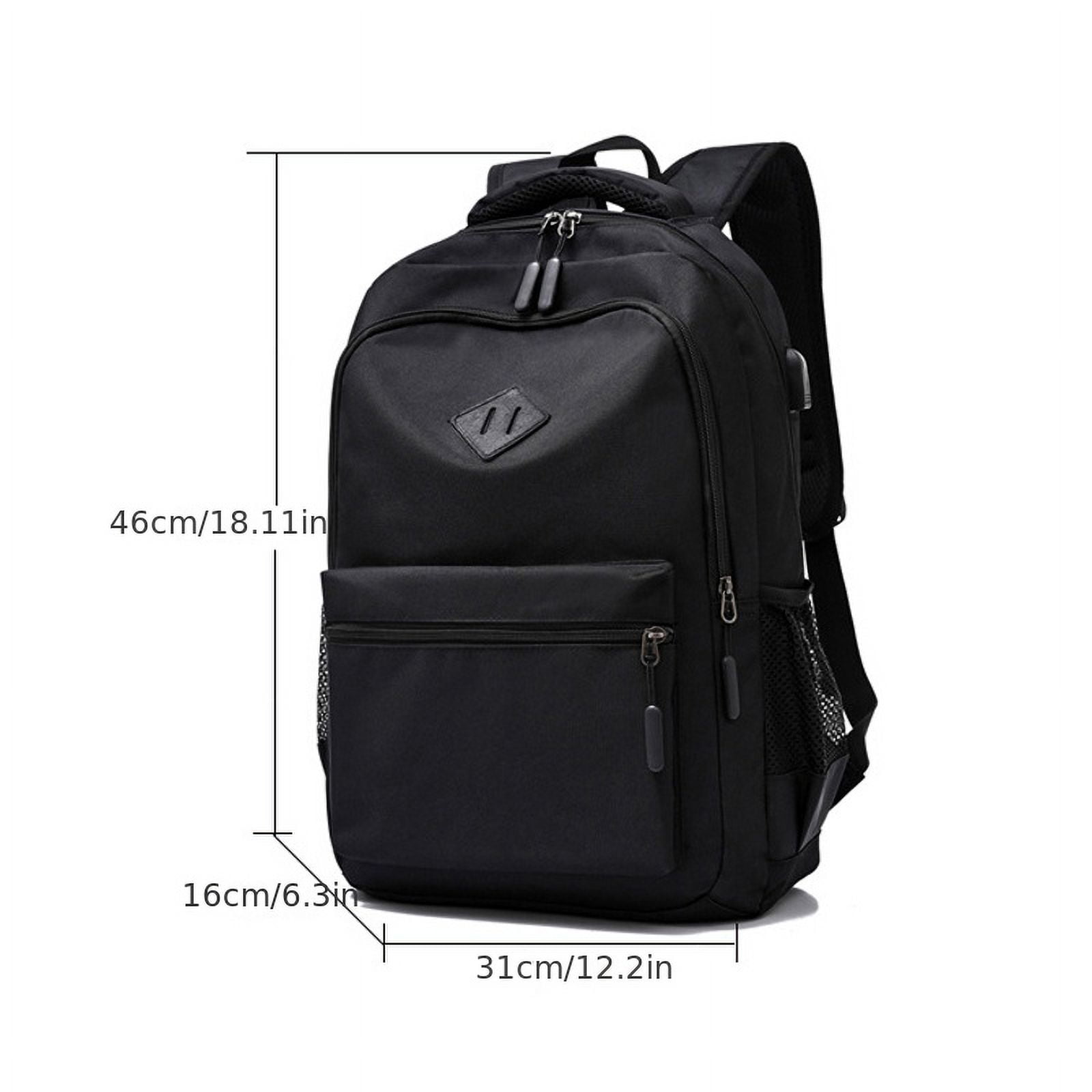 Stylish Functional Minimalist Backpack USB Charging Port Perfect for School Travel Outdoors