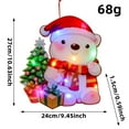 thumbnail image 2 of Christmas Window Lights Decorations Christmas Window Lighted Sign Battery Operated Backdrop String Lights for Holiday Outdoor Indoor Decor, 2 of 3
