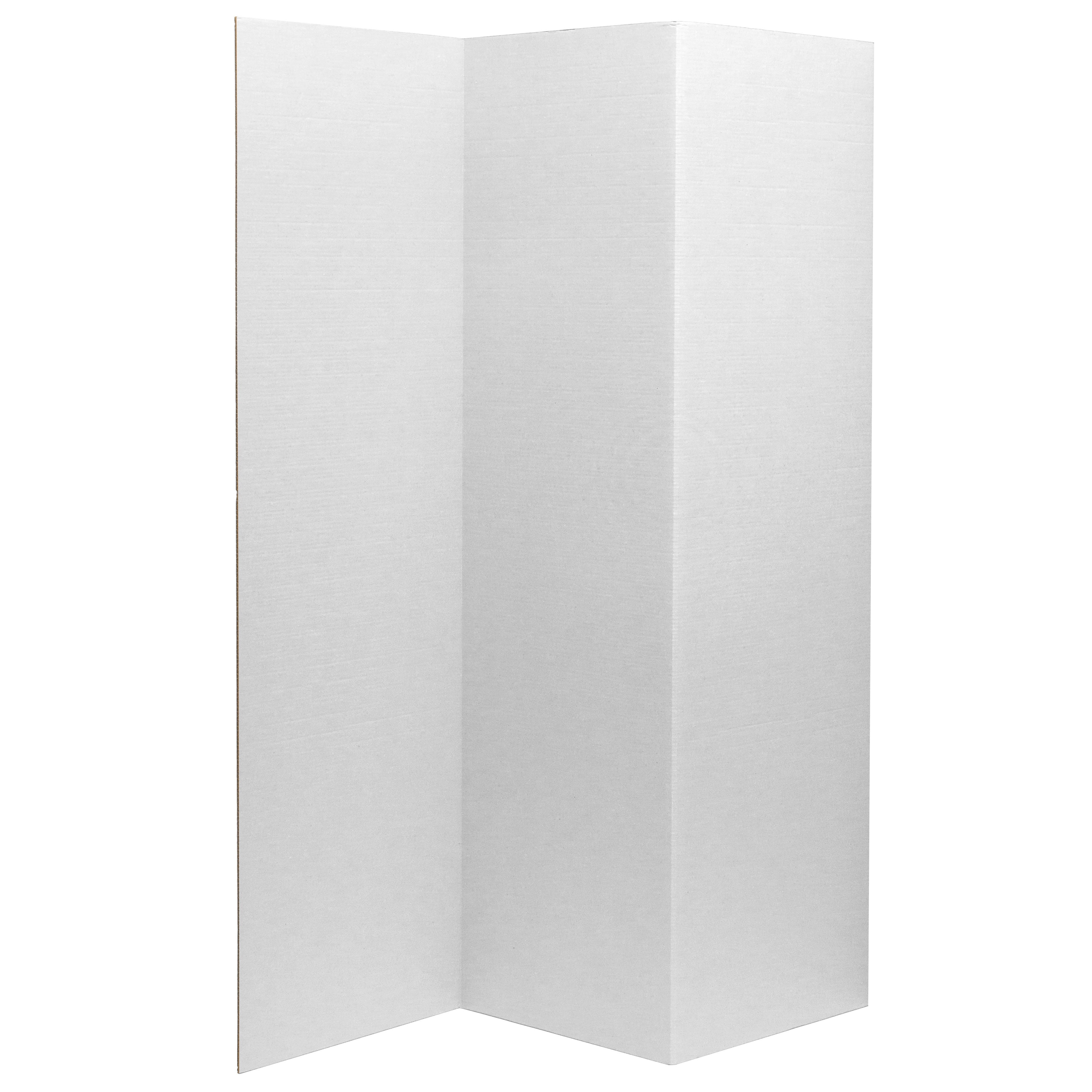 Details about   HONGVILL Furniture 3-6 Panel，6 ft white，cherry Tall Beadboard Divider