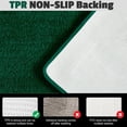 thumbnail image 3 of YHF Bathroom Rugs 24" X 47", Extra Thick & Soft Microfiber Shaggy, Machine Washable Bath Mats, Absorbent Bath Rugs, Non-Slip Rubber Backing Bath Mat for Bathroom Floor, Tub and Shower, Hunter Green, 3 of 5