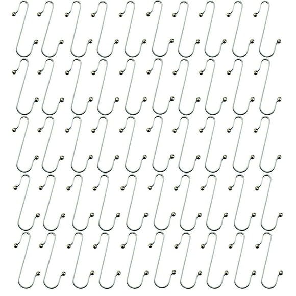 Under 10 Hooks Ornament Hooks Hangers S Shaped Wire Ornament Hooks for Christmas Tree Decoration Hanging 1.49 Inch
