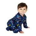 thumbnail image 3 of The Polar Express Infant Kids Believe Christmas Holiday Movie One-Piece Pajama Footed Sleeper Union Suit For Boys Girls, 3 of 6