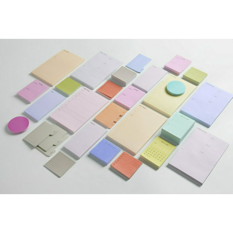 100 Pcs Transparent Sticky Notes ,Cute Round Corner Square