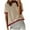 Khaki, variant on Xihbxyly Womens Summer Top Womens Tops Short Sleeve Crewneck T Shirts Dressy Lightweight Soft Casual Summer Tops Fashion Loose Fit Plus Size Tops