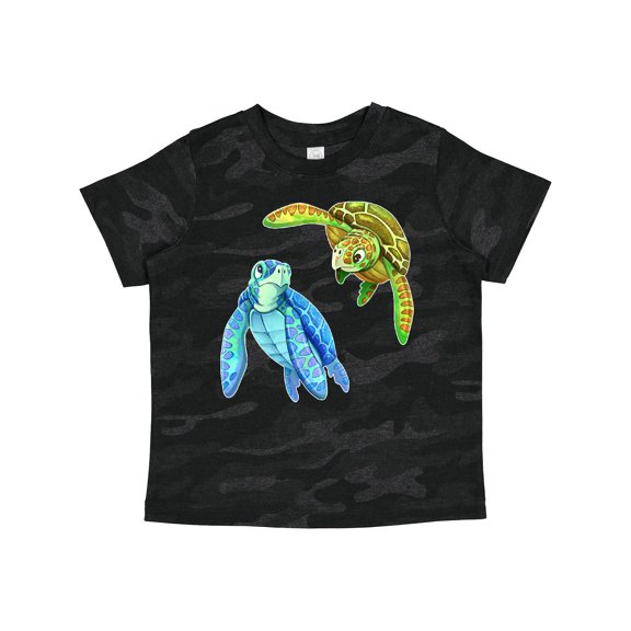 Inktastic Sea Turtles Swimming Together Boys or Girls Toddler T-Shirt