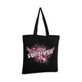thumbnail image 2 of Awkward Styles Breast Cancer Survivor Tote Bag Cancer Awareness Canvas Bags Breast Cancer Awareness Shopper Pink Ribbon Book Bag Pink October Gifts Support for Cancer Survivors Cancer Support Ribbon, 2 of 5