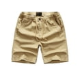 thumbnail image 2 of LYMAYTER Men's Casual Shorts Elastic Waist Relaxed Fit Cotton Outdoor Camouflage Shorts XS-2XL, 2 of 10