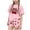 Pink, variant on CYRBOKO Kids Girls Outfit Sets for Girls, Casual Elastic Waist Summer Vacation T-shirts and Shorts Two-Piece Sets Purple Size 14-15 T