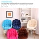 thumbnail image 4 of Monstrate Cojín de asiento de felpa para silla, almohadillas de apoyo para la cintura y la espalda, nido de banco con almohadilla para correa de Decoración del hogar Color café, 4 of 6
