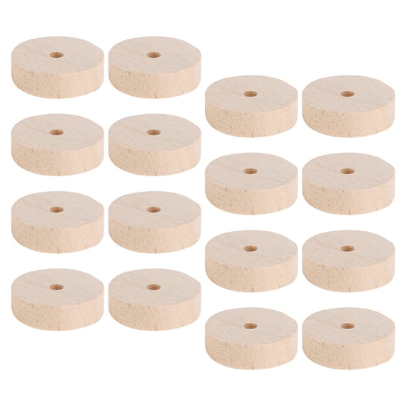 PAMINGONO Sturdy Natural Wood Wheels for DIY Crafts and Model Making 20Pcs