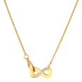 thumbnail image 2 of Collar pendiente Yuyangstore Acero inoxidable Oro 50 cm, 2 of 8