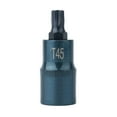 thumbnail image 1 of Torx Screwdriver Bit Tool 1/2inch Socket Bits Adapter T30-T70 Adapter Hand Tool, 1 of 6