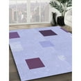 thumbnail image 2 of Ahgly Company Indoor Round Patterned Crocus Purple Area Rugs, 3' Round, 2 of 6