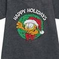 thumbnail image 2 of Garfield - Happy Holidays Wreath - Toddler And Youth Girls Fleece Dress, 2 of 4