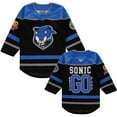 thumbnail image 3 of Black/Royal Sonic The Hedgehog Boys Long Sleeve Hockey Jersey, 3 of 3