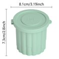 thumbnail image 1 of Molde de silicona for bandeja de hielo con prensa abatible y cubo de hielo de almacenamiento grande, fabricante de cubitos de hielo congelados cilíndricos, 1 of 2