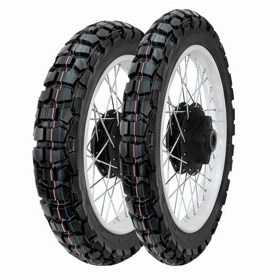 Llantas De Moto Montana 120/80-18 71p + 80/100-21 61m M-242 D/p Uso Con Camara