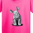 thumbnail image 4 of Inktastic Curious Rhinos Youth T-Shirt, 4 of 5