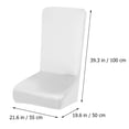 thumbnail image 3 of SHISUYAN Housse de Dossier de Chaise Imperméable en PU Housse de Protection de Siège Housse de Chaise Moderne Simple, 3 of 8