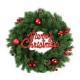 thumbnail image 2 of Christmas Wreath Wreath for Front Door Christmas Wreath Door Hanging Holiday Garland Decoration for Bedroom Home Garden Party D, 2 of 8