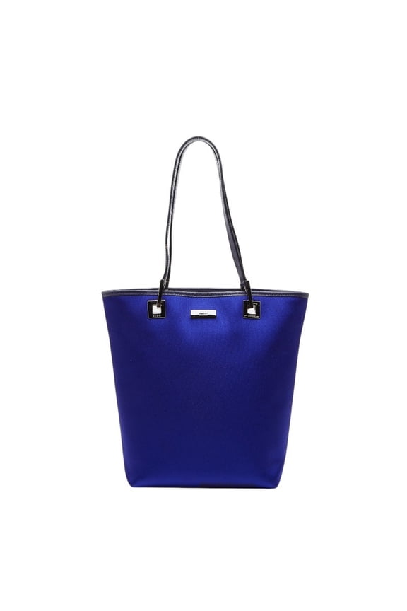 Pre-Owned Gucci Tote Bag Handbag 002 1099 Purple Satin Leather Women's GUCCI (Good)