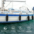 thumbnail image 4 of 4 Pack Boat Fender with 4 Ropes, 1 Air Pump and 1 Storage Bag,Inflatable Boat Bumpers for Pontoon 10-35ft Boats, Fishing Boats and Yachts, 4 of 8