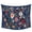 Blue, variant on Watercolor Flowers Tapestry for Bedroom Wall Hanging Tapestry, Farmhouse Floral Vintage Black Ceiling Backdrop Tapestries Poster Blanket Wall Decor for Teens Room Living Room Dorm 39" x 59"