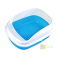 thumbnail image 1 of Bandeja de arena abierta con lado alto, orinal para gatos, inodoro a prueba de salpicaduras, caja de arena para gatos, orinal para gatos, semicerrado, ,, 1 of 8