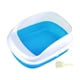 thumbnail image 1 of Bandeja de arena para gatos, arenero para gatos, bandeja de arena para gatos, artículos para mascotas, inodoro para gatos, orinal para mascotas Azul Grande, 1 of 9