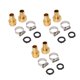 thumbnail image 1 of Accesorios para mangueras de jardín ANGGREK 3 juegos Conector de reparación de manguera color cobre oxidado, 1 of 8