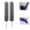 Grey 2pcs, variant on Bendable Microfiber Head Fan Cleaner Brush, Washable Reusable Dust Remover for Fans, Air Conditioning, Curtain, Car Vents