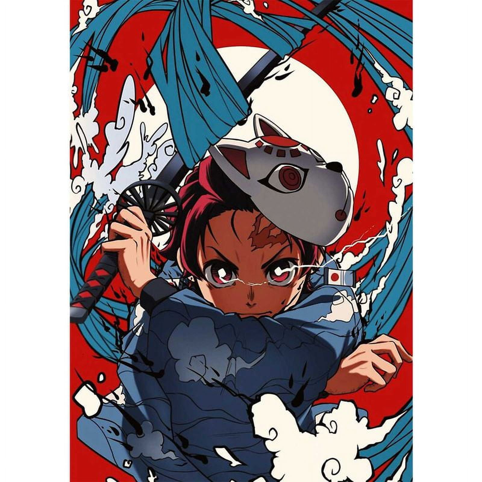 Taicanon Demon Slayer Characters Poster Anime Manga Room Decoration  Pictures Coated Paper Posters(Style9) 