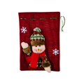 thumbnail image 1 of OUSITAID Christmas Candy Bag Snowflake Pattern Cartoon Design Wear Resistant No Odor Large Capacity Decorative Cloth Merry Christmas Candy Gift Bag Storage Pouch for Household, 1 of 8
