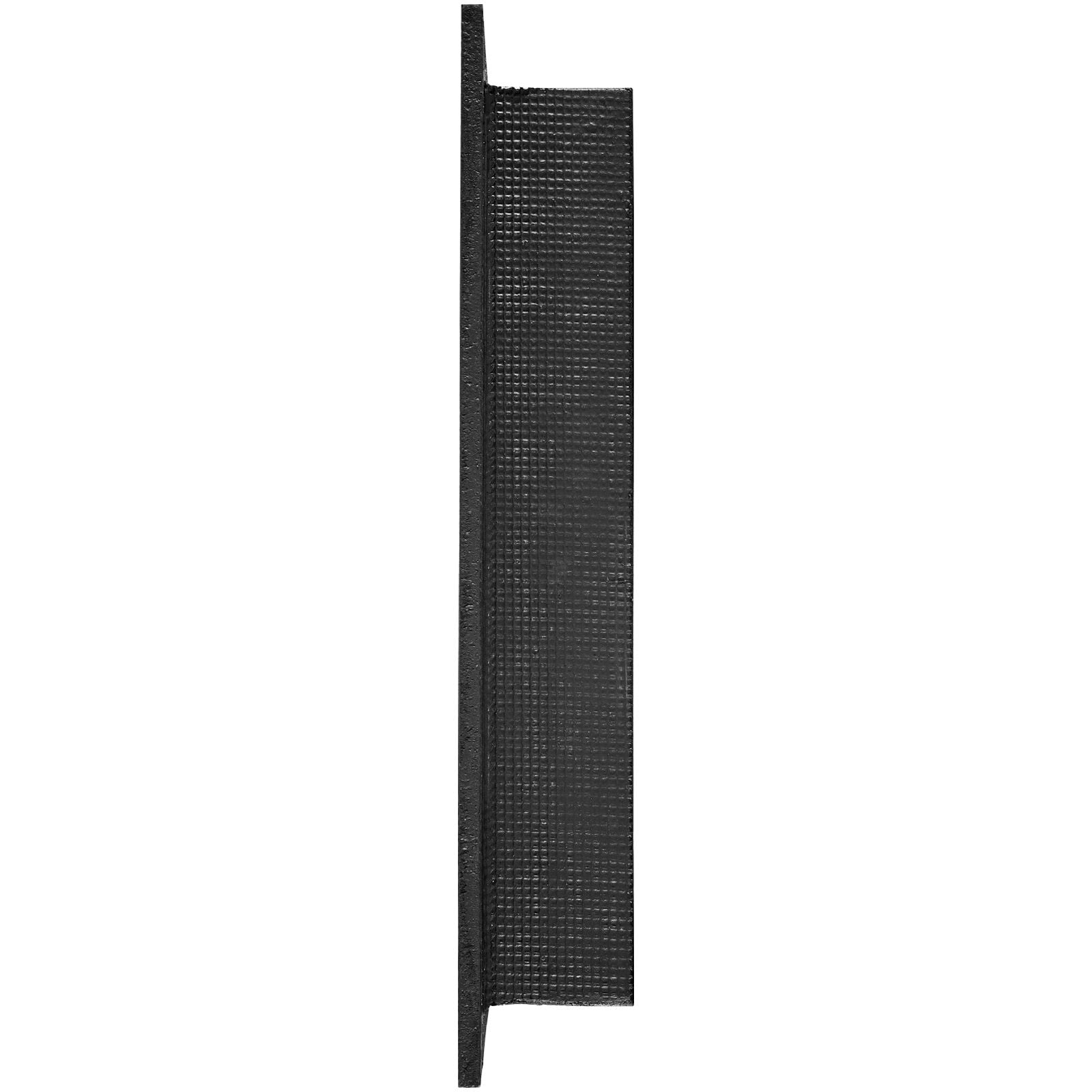 Shower Niche Ready for Tile 16" x 24", Double Shelf Organizer, Square Corners Wall-inserted Niche Recessed, Sealed Protection Modern Soap Storage Niche for Shower Bathroom, Black