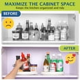 thumbnail image 5 of DIY. STORE 4 Pcs 12 Inch Non-Skid Lazy Susan Organizers,Turntable Rack for Cabinet, Pantry Organization and Storage, Kitchen, Fridge, Bathroom Makeup Vanity Countertop, Spice Rack, 5 of 7