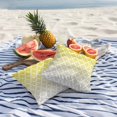 thumbnail image 5 of Outdoor Pillow Cover Yellow Moroccan Design Set of 2 Waterproof Throw Pillowcases Geometric Pattern Decorative Patio Furniture Pillows for Couch Garden Indoor & Outdoor Use, 5 of 9