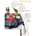 thumbnail image 2 of Fire Trucks Table Cloth, Modern Cartoons Vehicles Waterproof Tablecloth for Square Tables, Reusable Washable Fabric Table Cover for Restaurant Kitchen Dining Tables 60"x60", 2 of 6